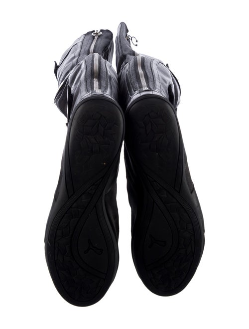 Fenty x Puma Leather Graphic Print Lace-Up Boots