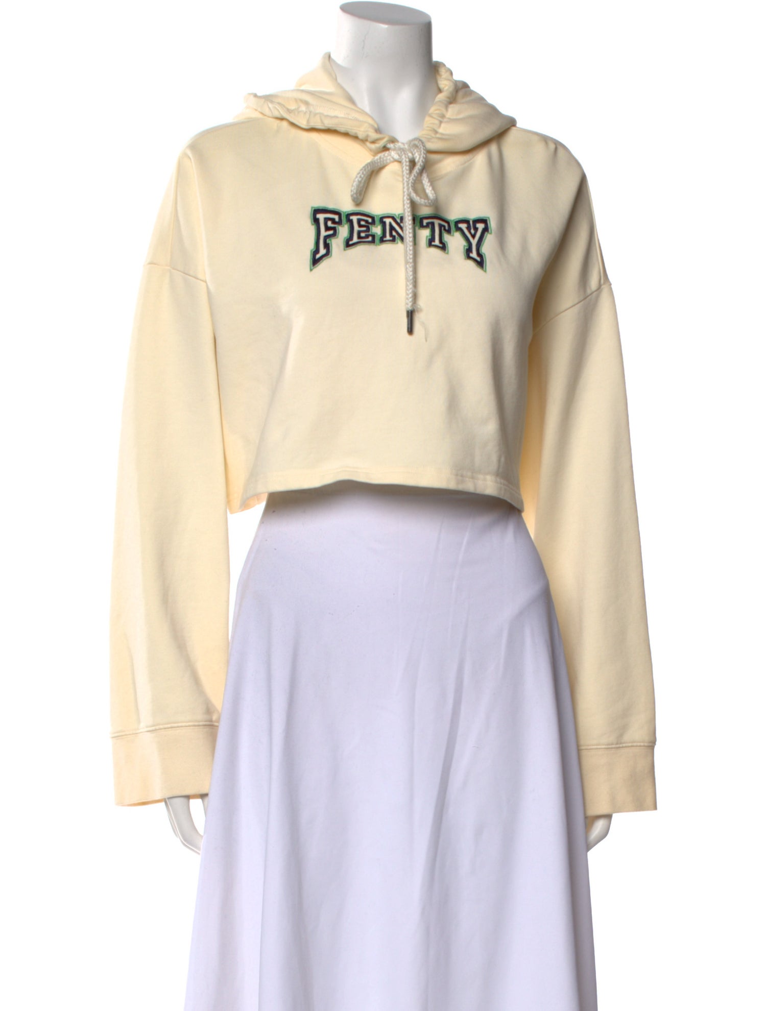 Fenty x Puma Graphic Print Mock Neck Sweatshirt