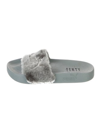 Fenty x Puma Rubber Faux Fur Trim Slides