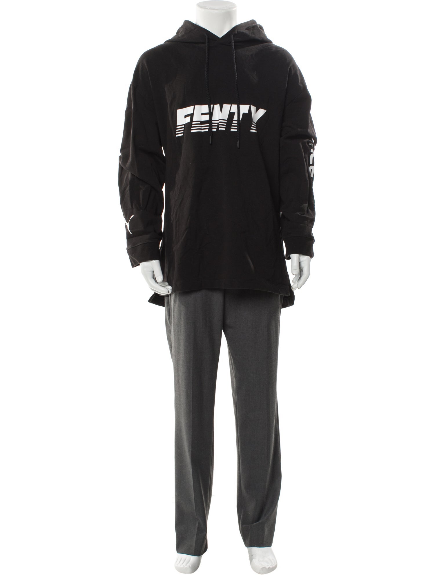 Fenty x Puma Graphic Print Crew Neck Hoodie