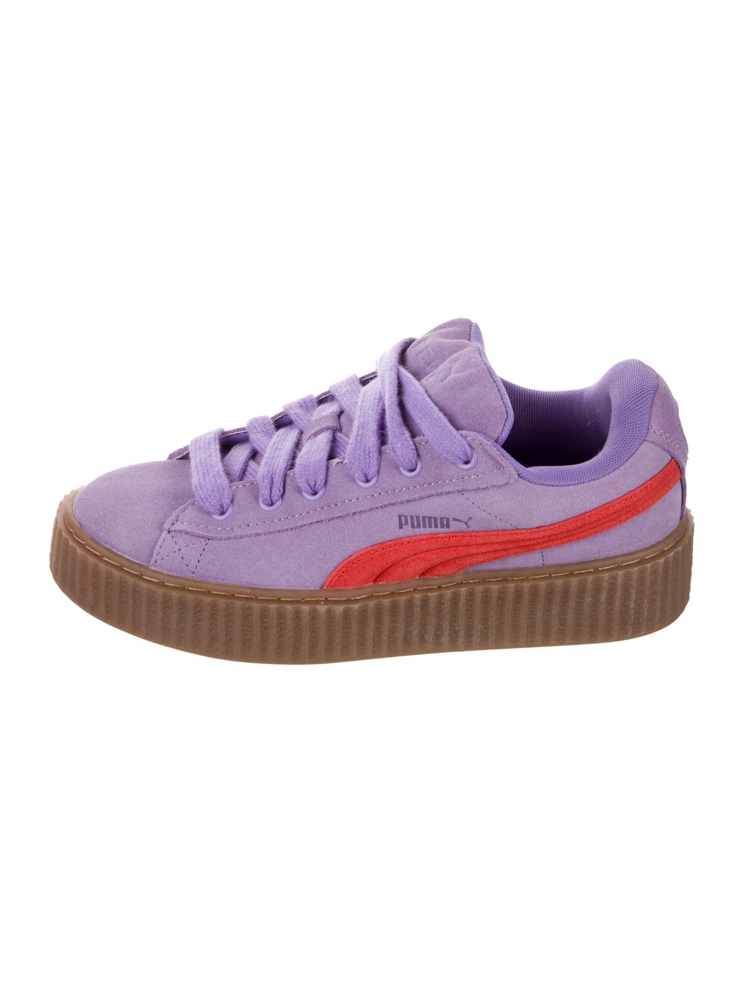 Fenty x Puma Suede Colorblock Pattern Sneakers