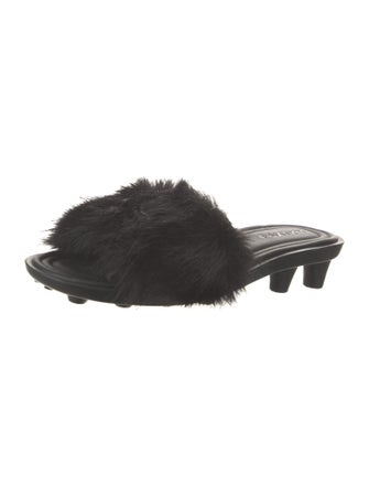 Fenty x Puma Rubber Faux Fur Trim Slides