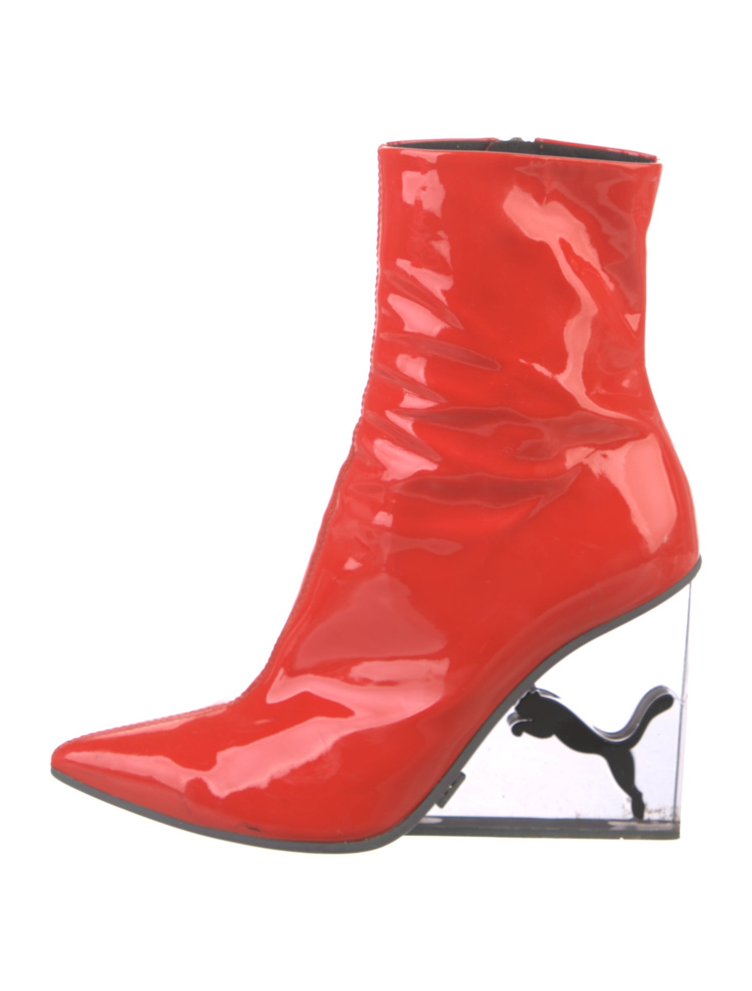 Fenty x Puma Patent Leather Sock Boots