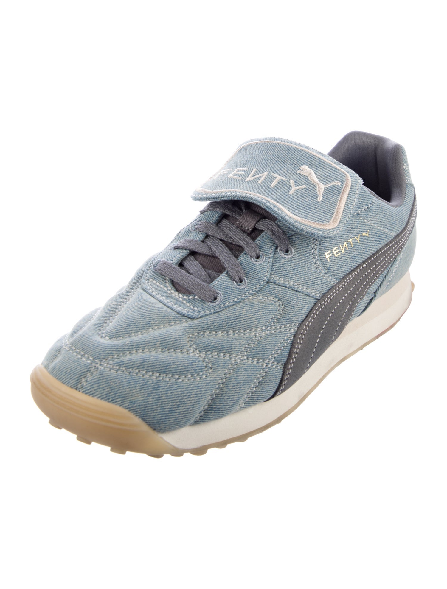 Fenty x Puma Denim Printed Athletic Sneakers