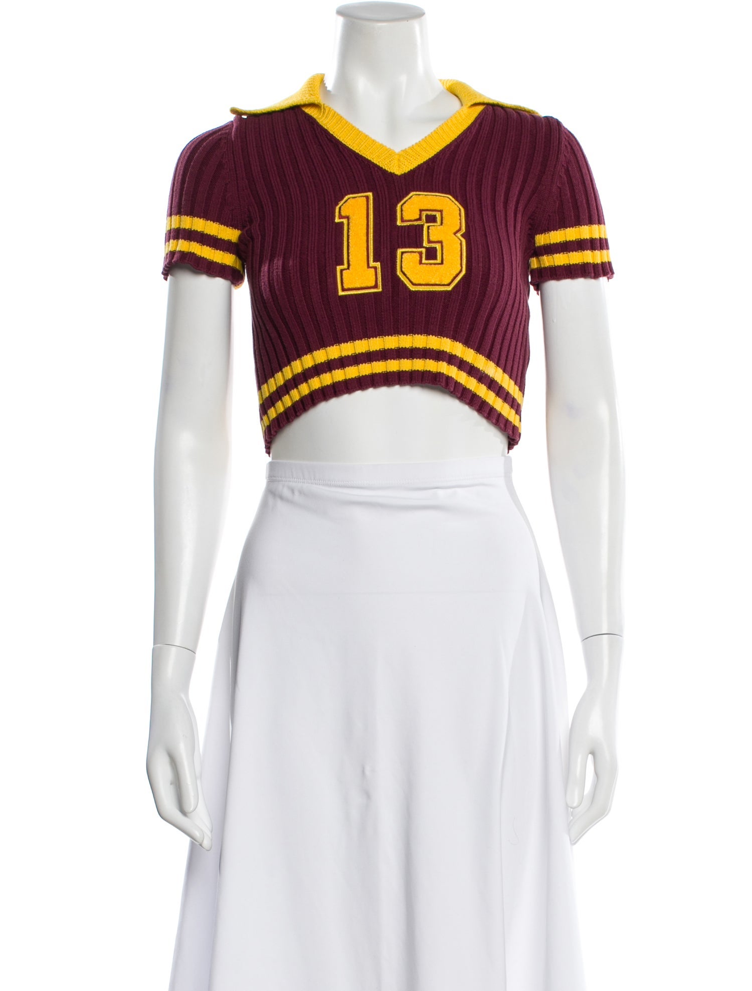 Fenty x Puma Graphic Print V-Neck Sweater