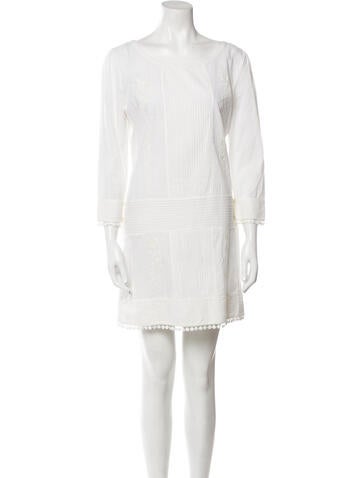 Pam & Gela Dresses Bateau Neckline Mini Dress M