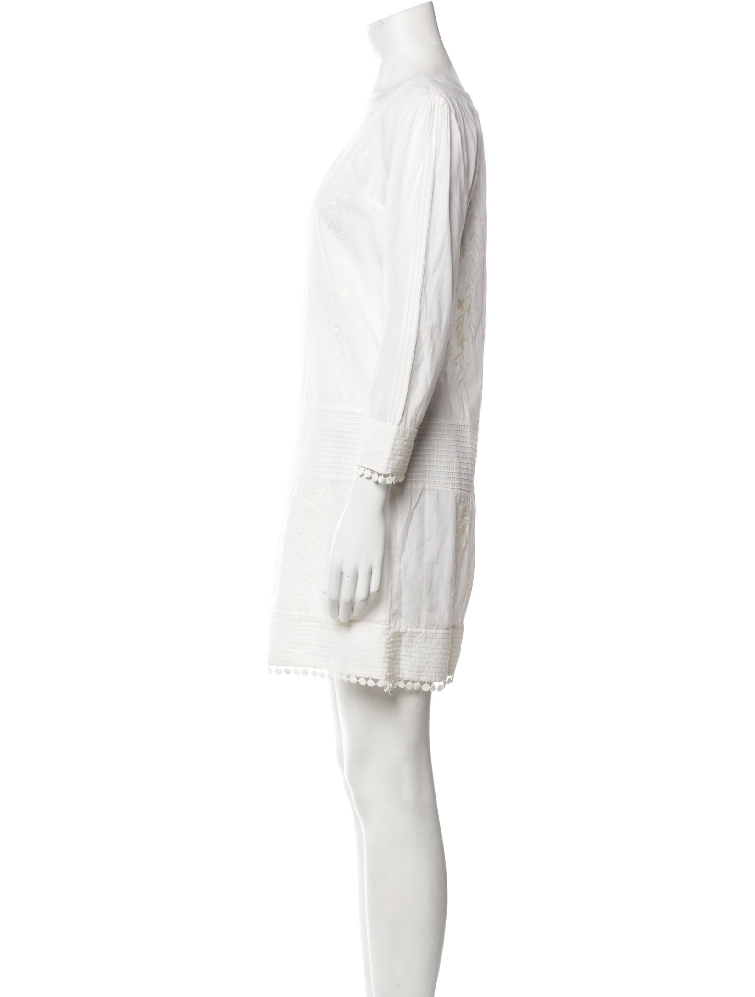 Pam & Gela Bateau Neckline Mini Dress