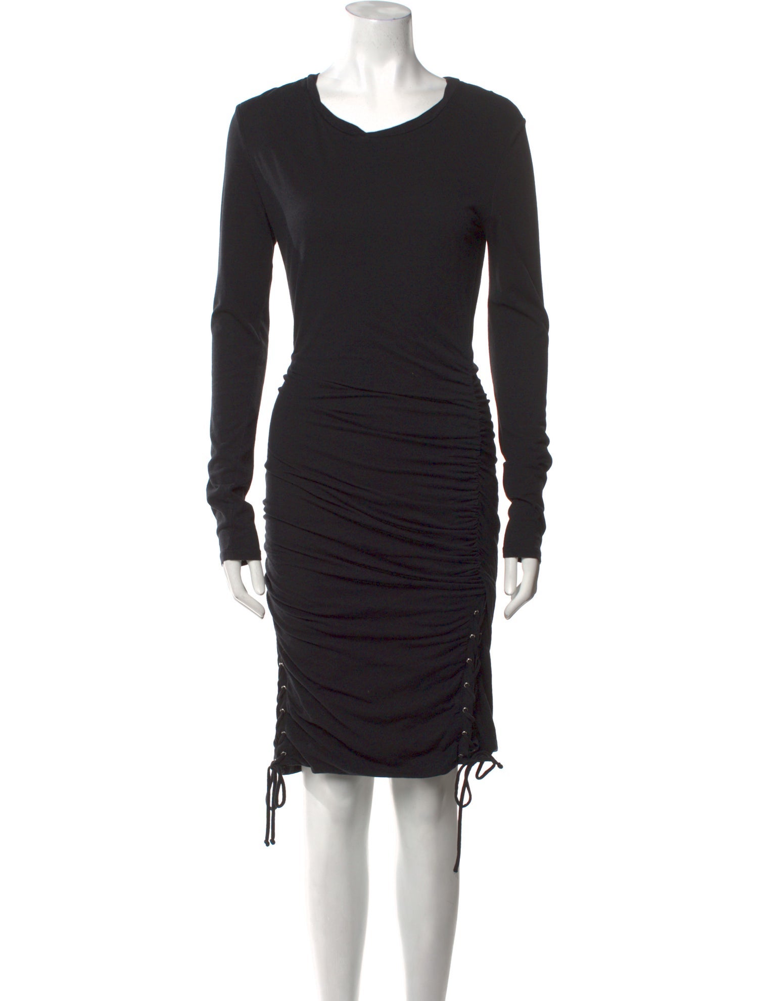 Pam & Gela Scoop Neck Mini Dress