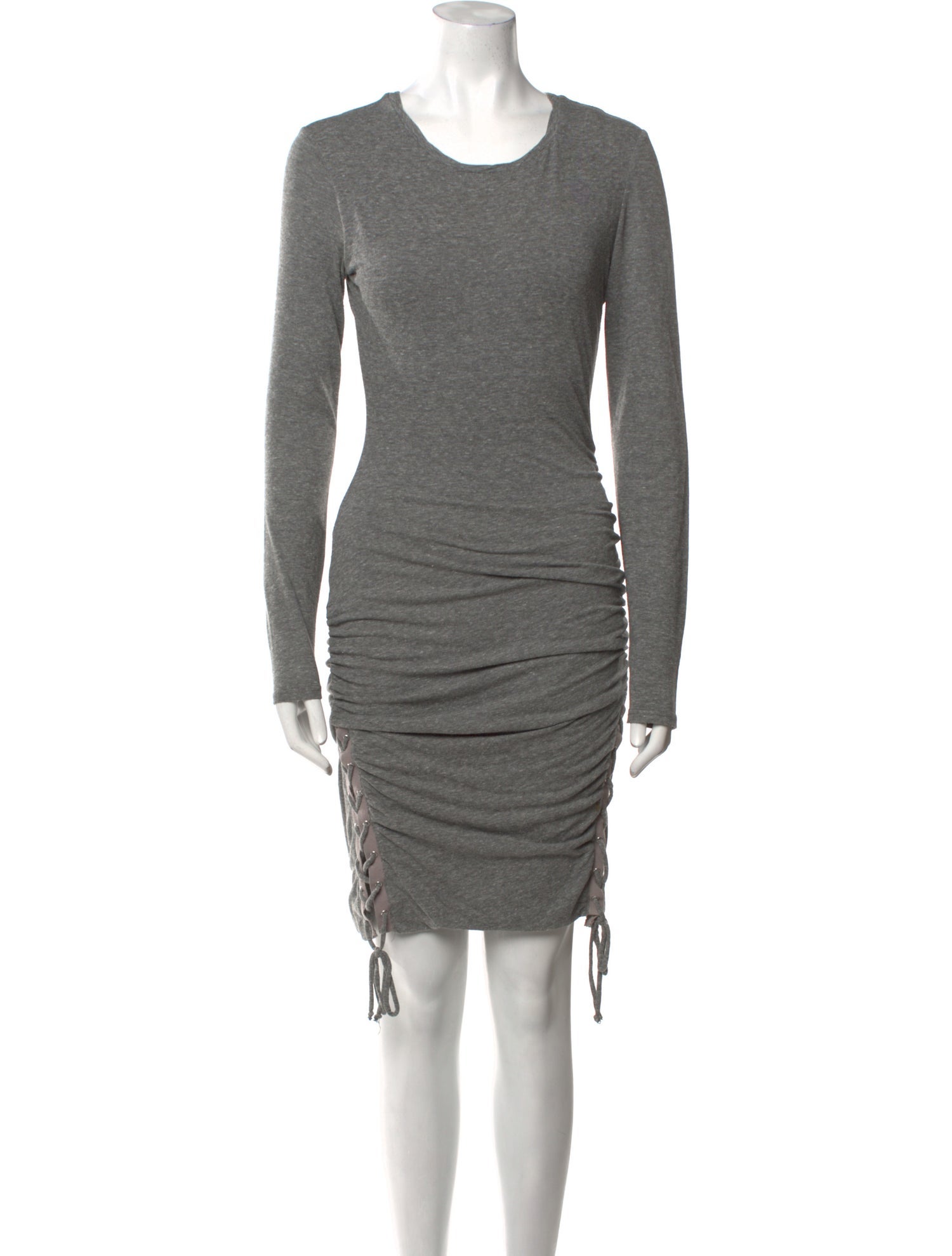 Pam & Gela Crew Neck Mini Dress