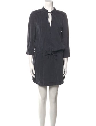 Pam & Gela Mock Neck Mini Dress