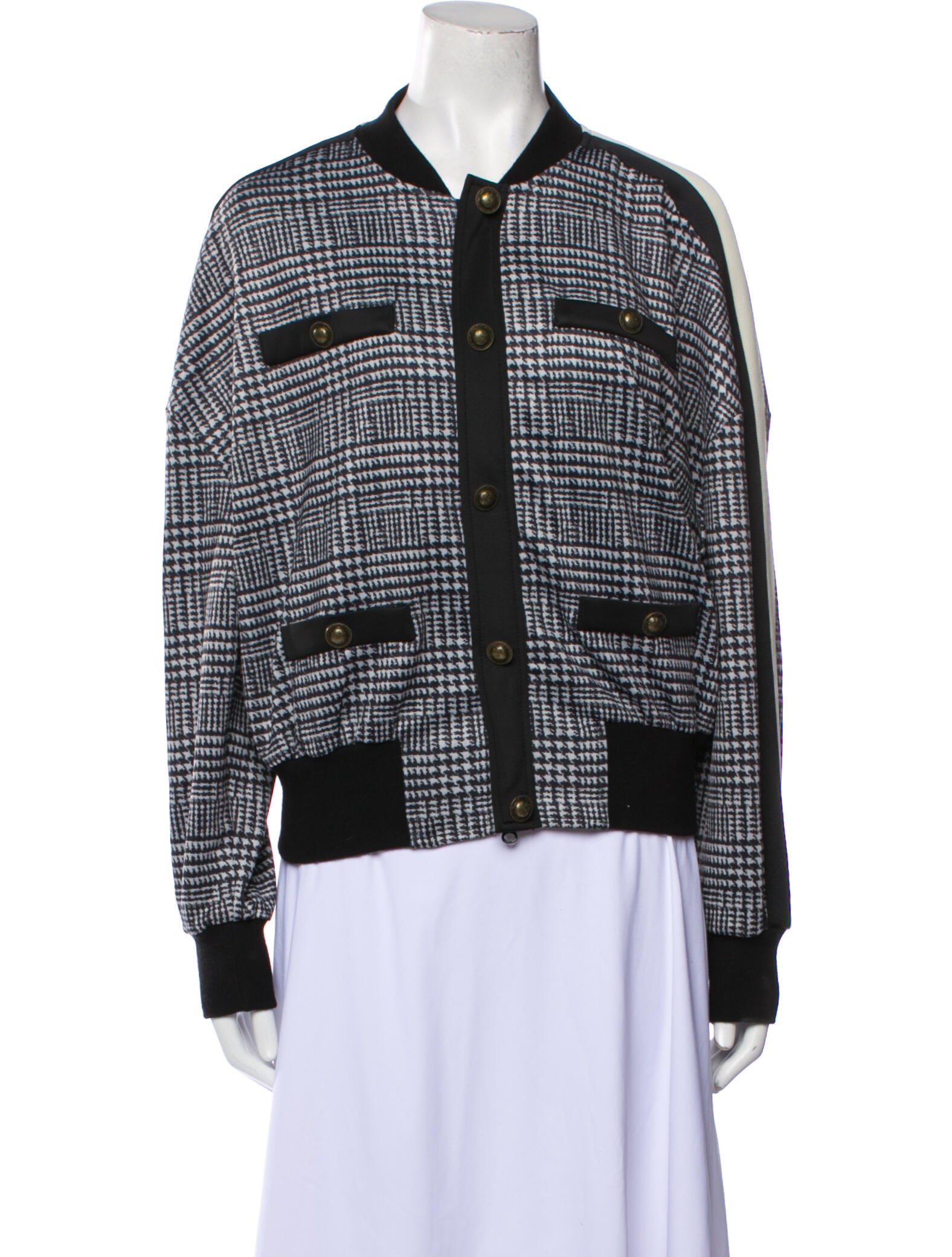 Pam & Gela Houndstooth Print Jacket