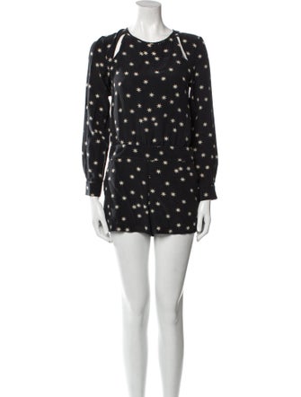 Pam & Gela Silk Printed Romper