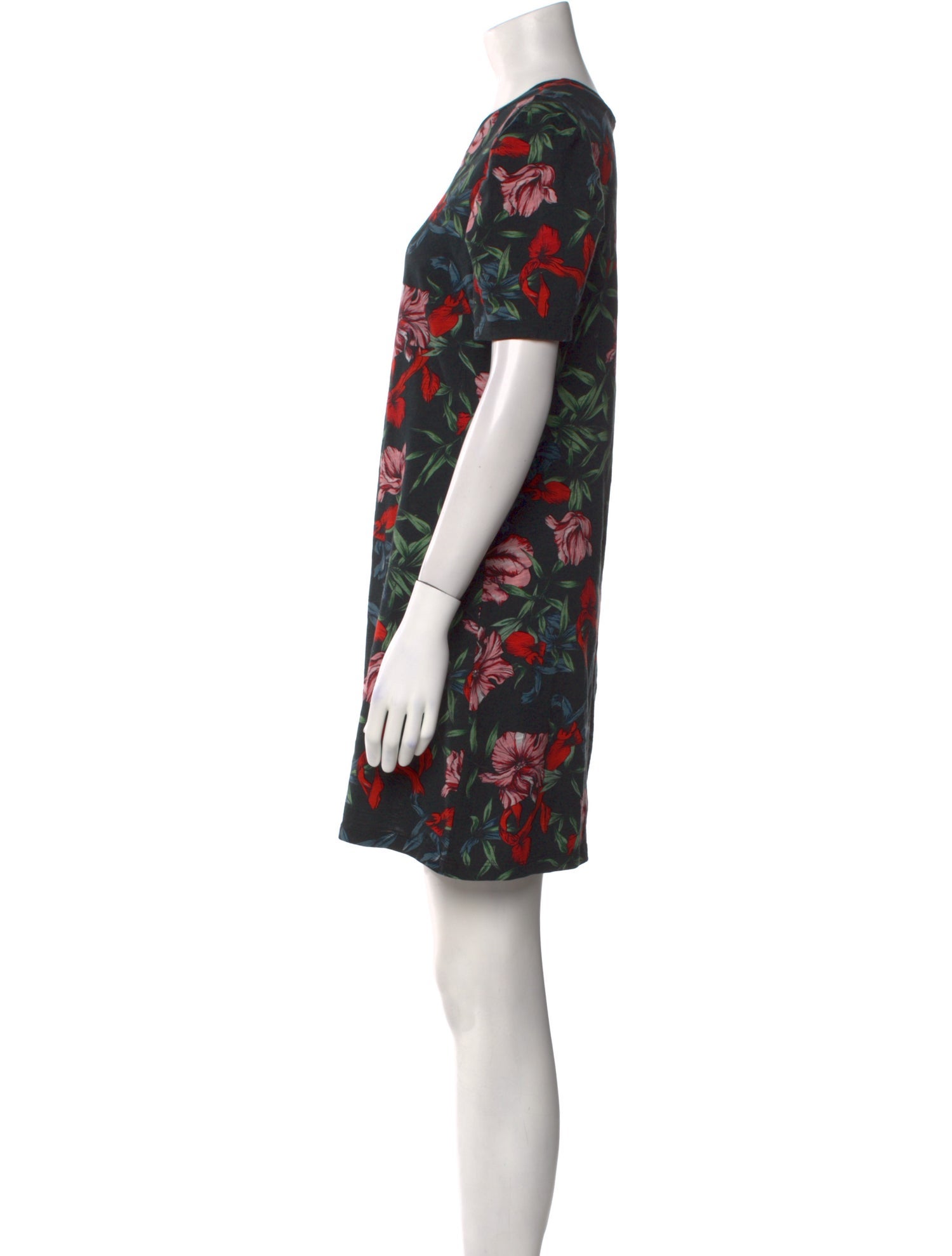 Pam & Gela Floral Print Mini Dress