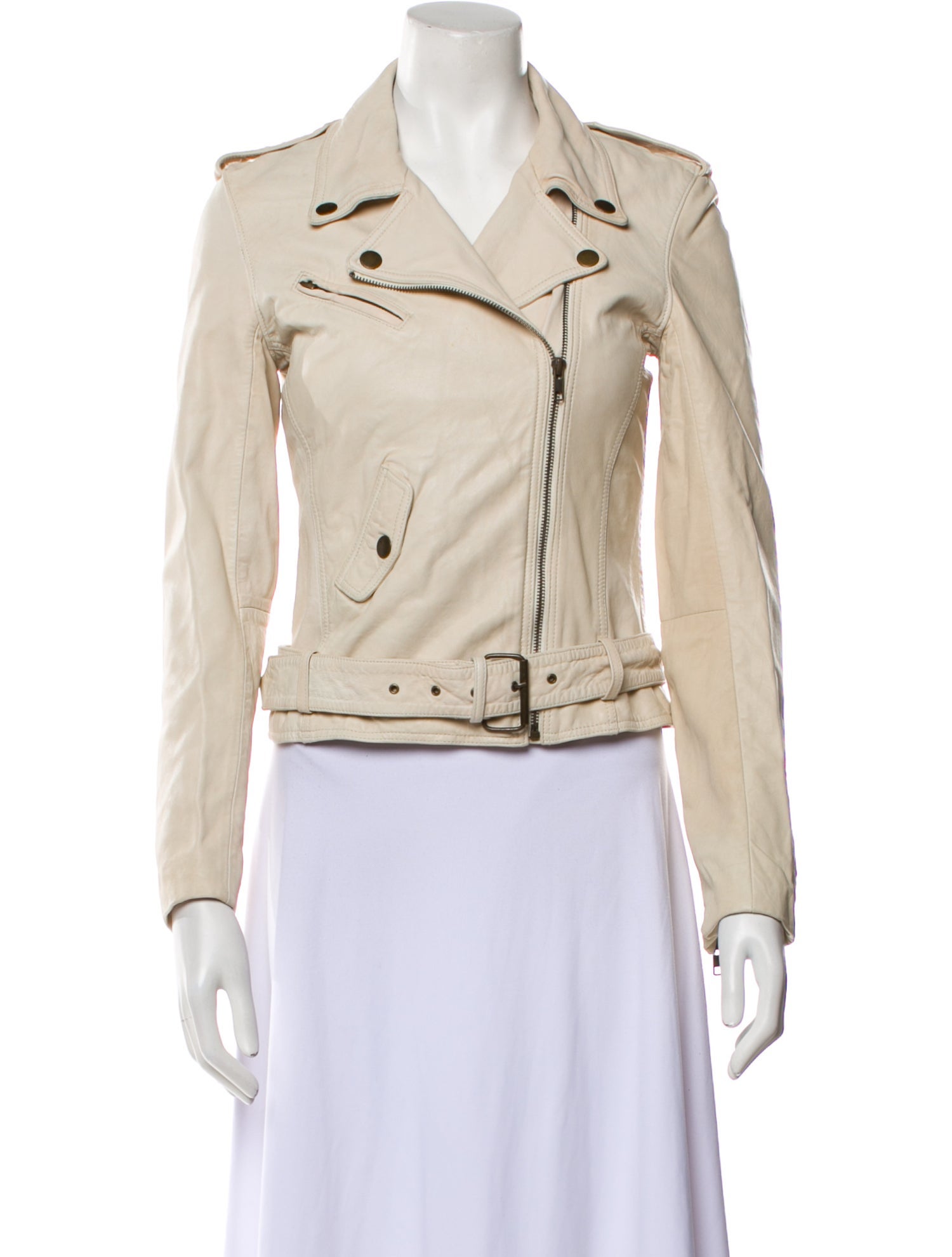 Pam & Gela Leather Biker Jacket