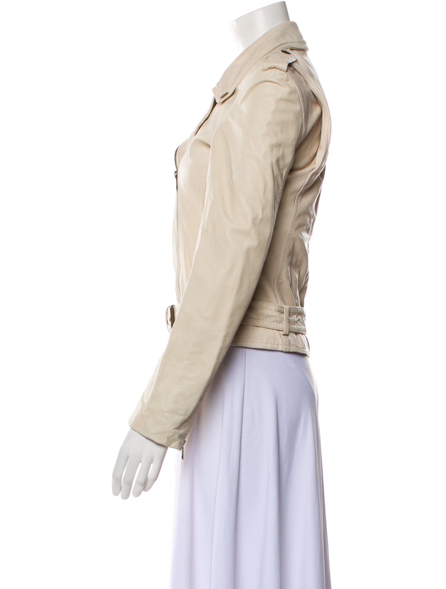 Pam & Gela Leather Biker Jacket