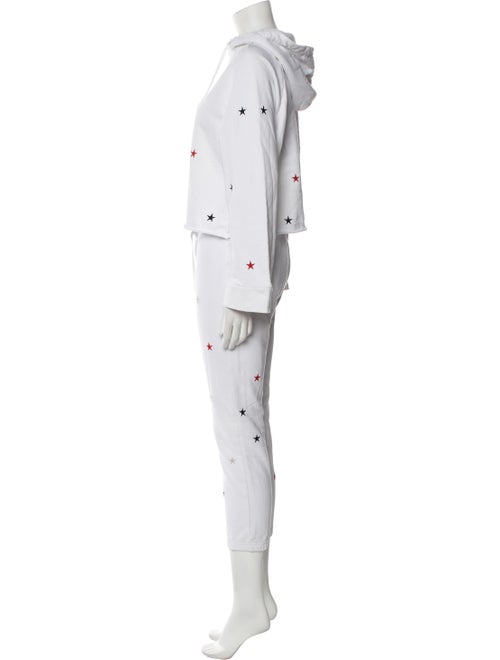 Pam & Gela Printed Embroidered Accent Pant Set