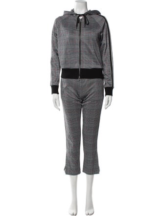 Pam & Gela Houndstooth Print Pant Set
