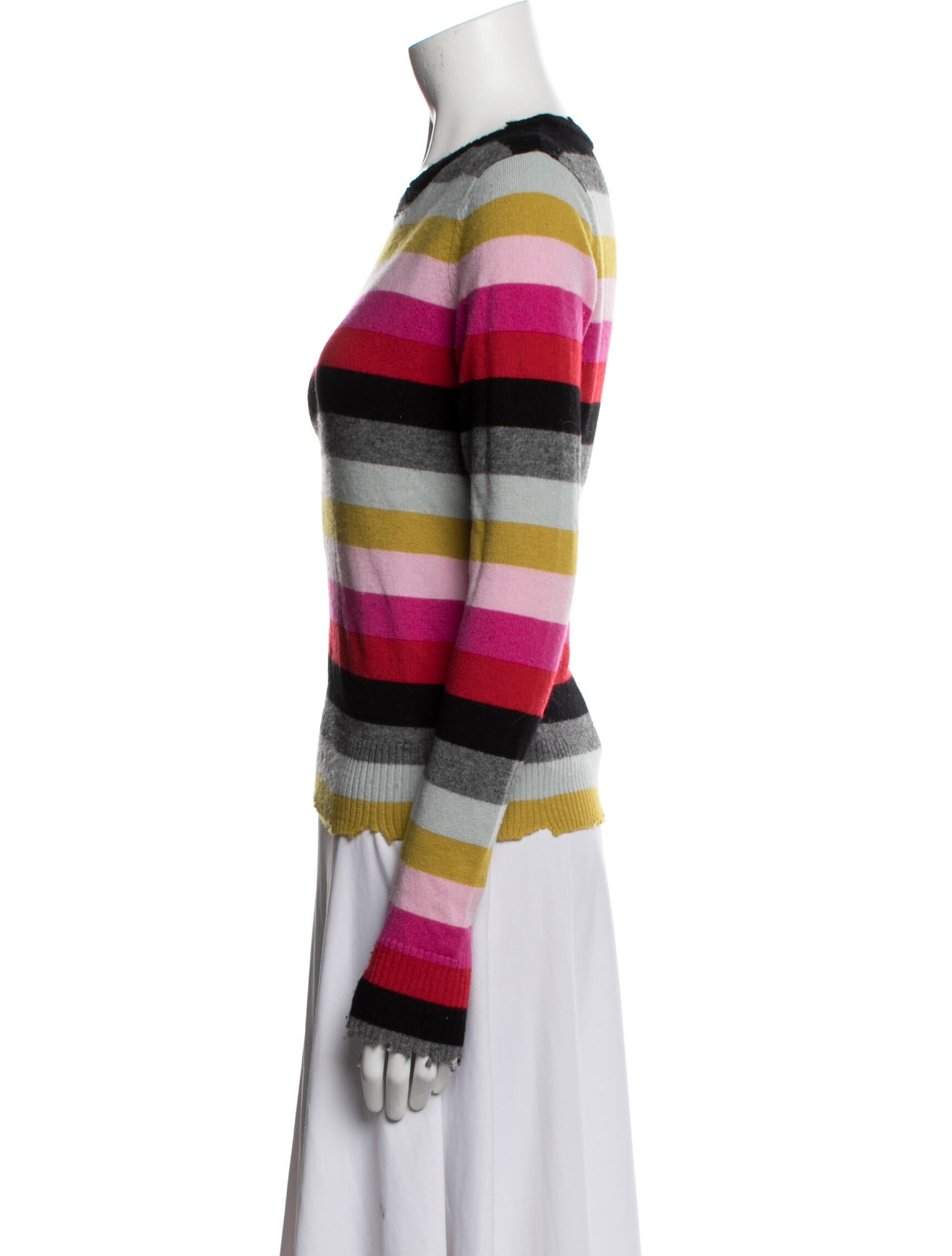 Pam & Gela Merino Wool Striped Sweater