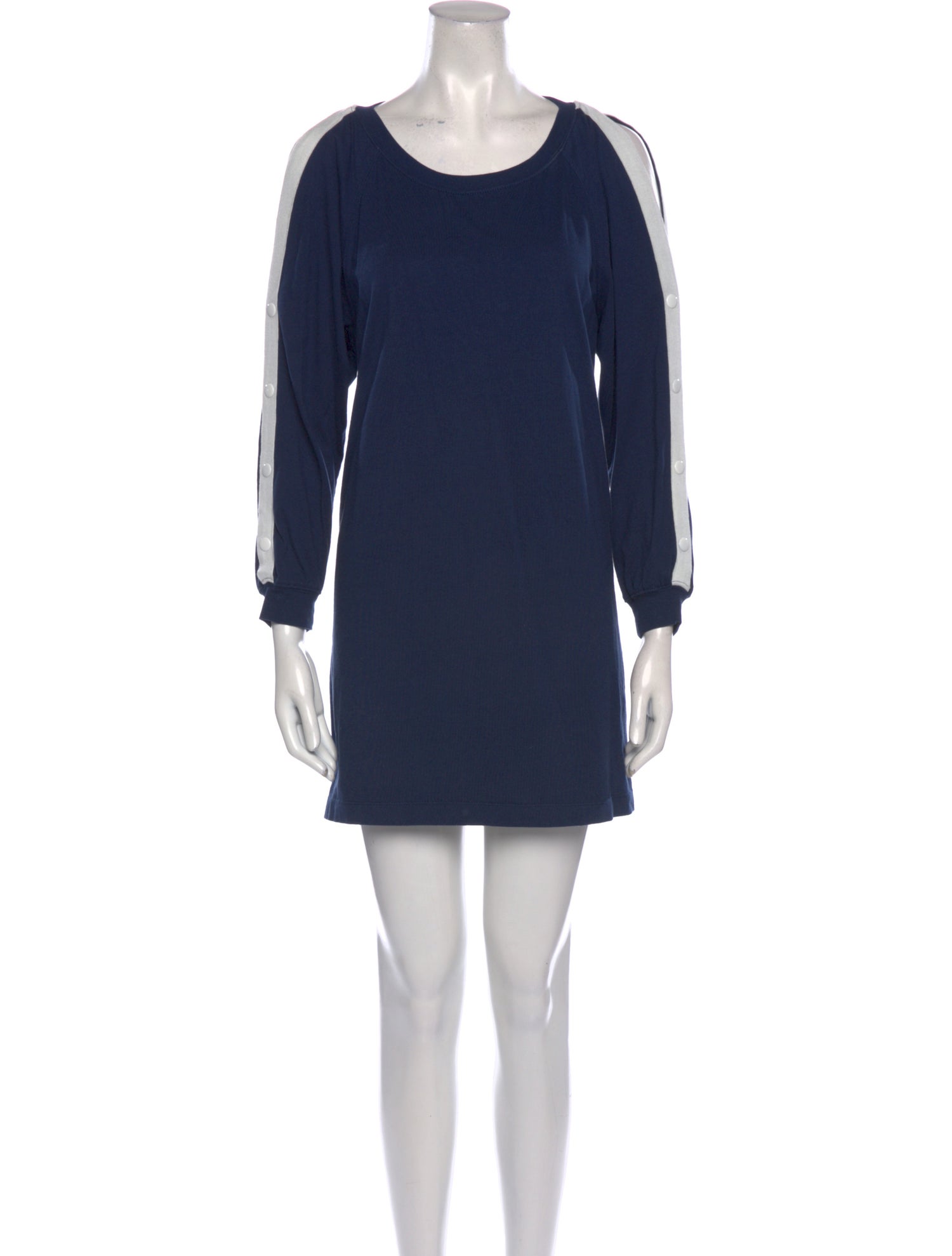 Pam & Gela Scoop Neck Mini Dress