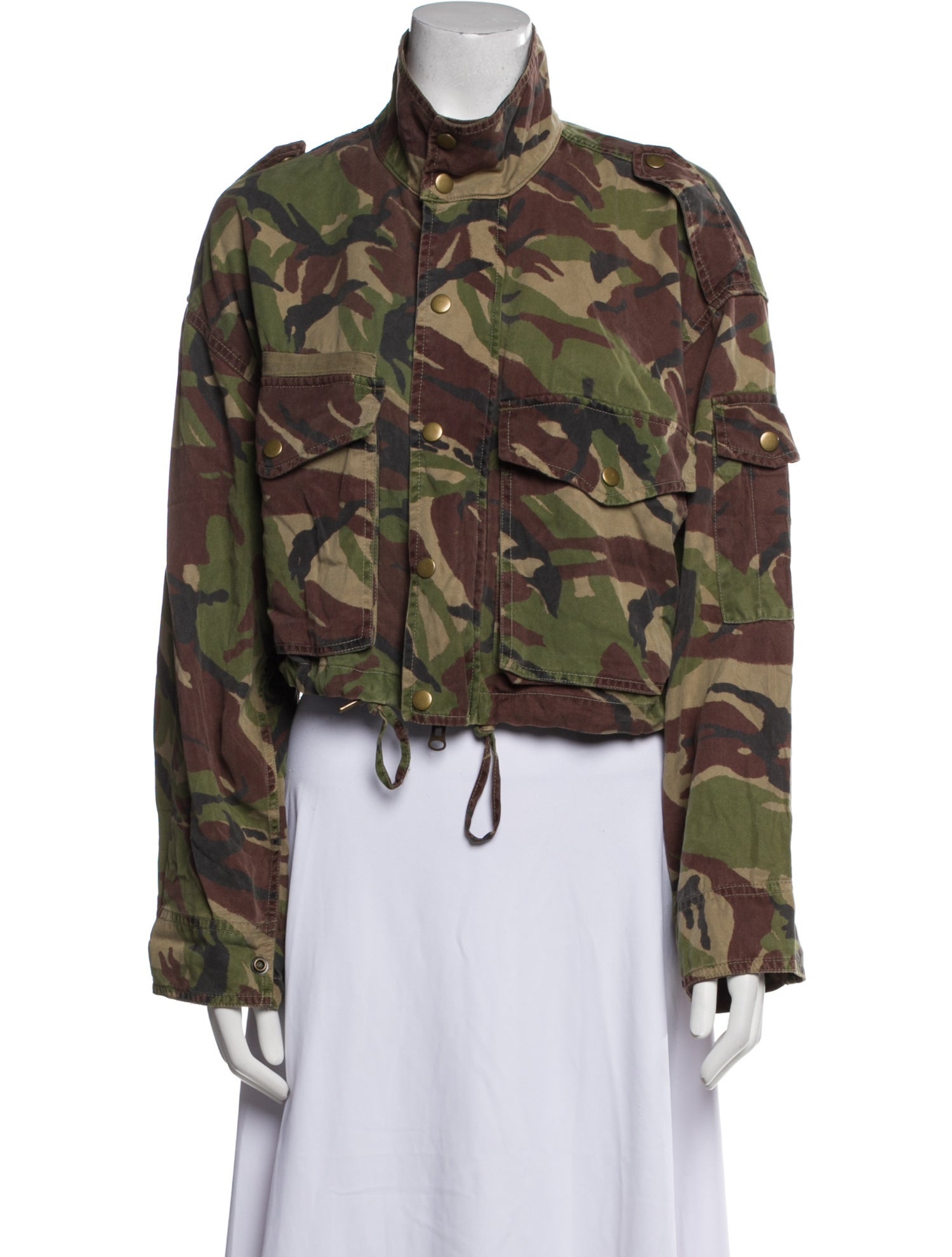 Pam & Gela Printed Utility Jacket