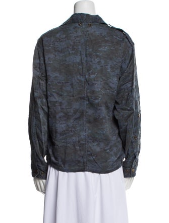 Pam & Gela Printed Denim Jacket