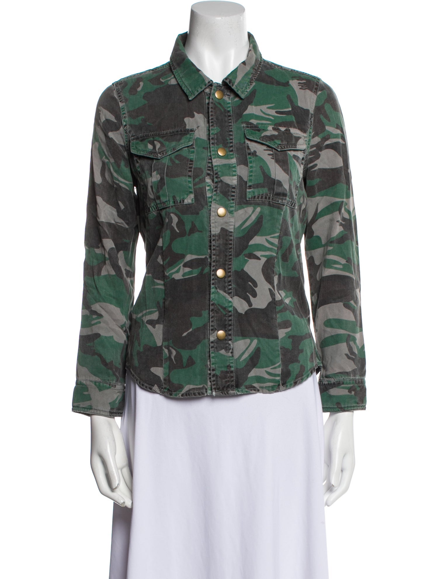 Pam & Gela Floral Print Utility Jacket