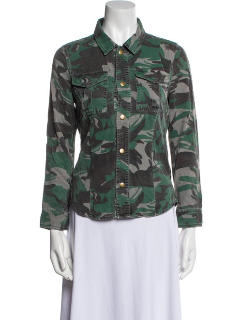 Pam & Gela Floral Print Utility Jacket