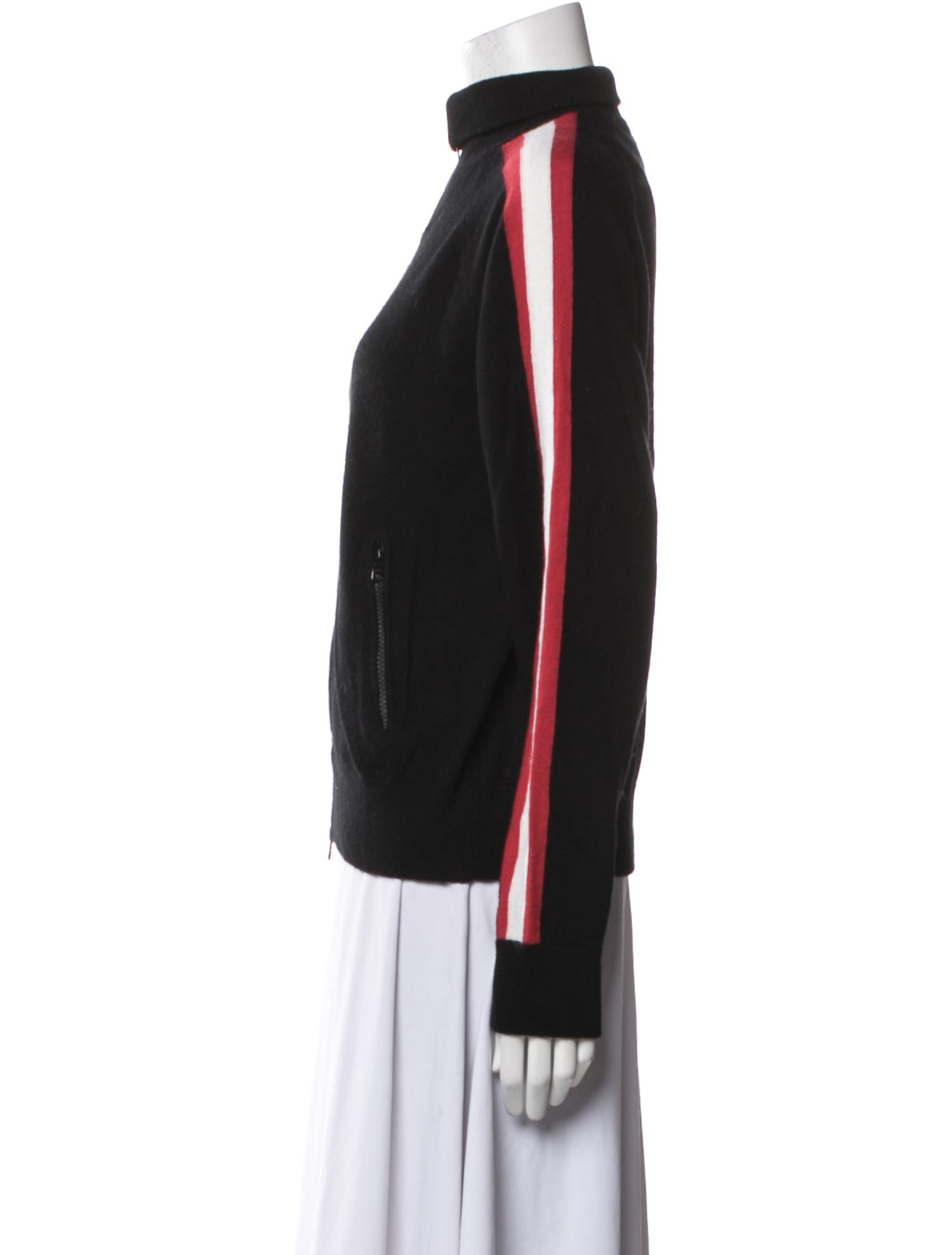 Pam & Gela Striped Bomber Jacket