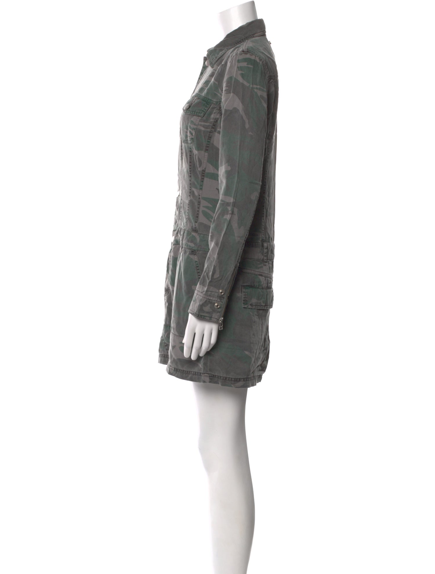 Pam & Gela Camouflage Print Mini Dress