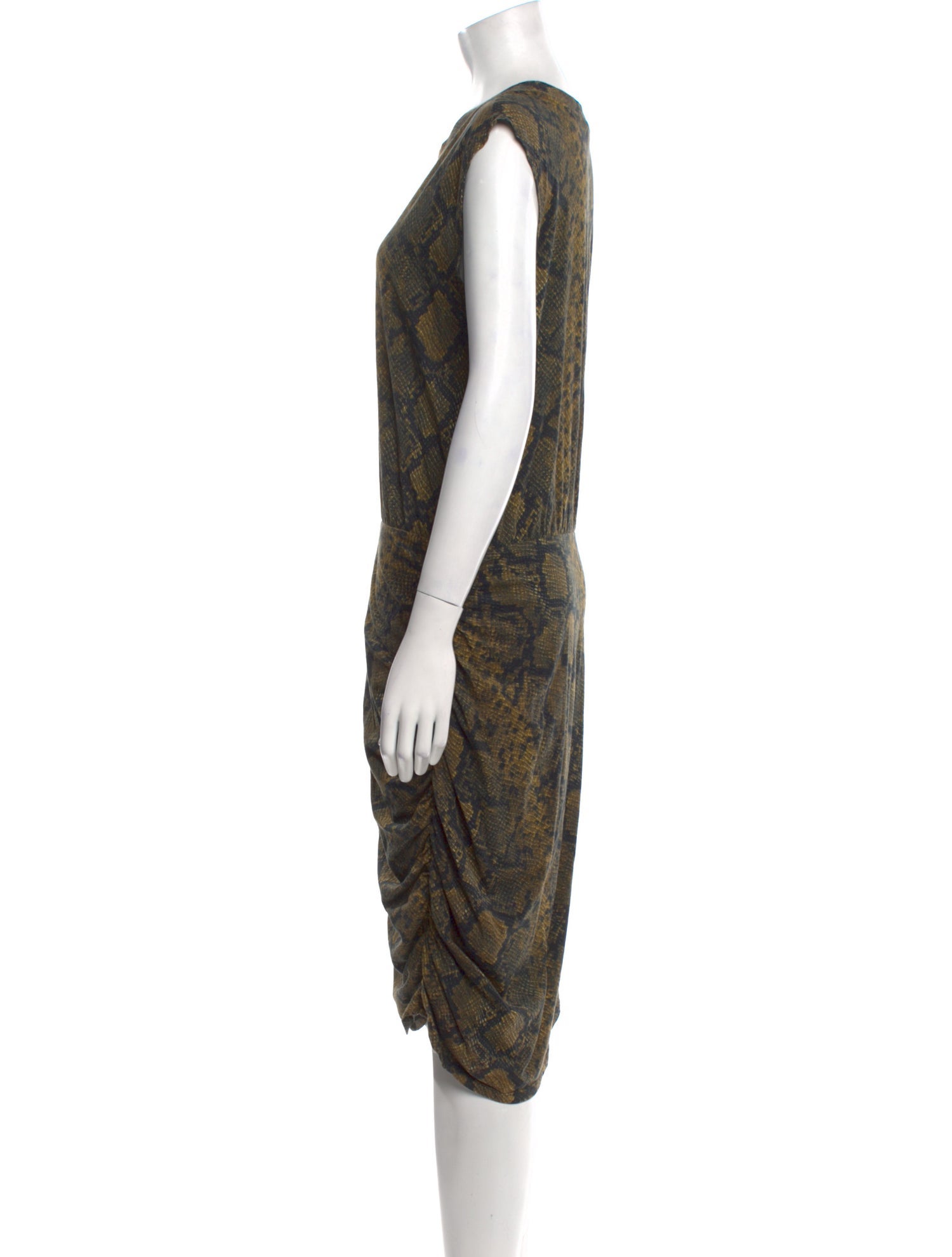 Pam & Gela Animal Print Knee-Length Dress w/ Tags