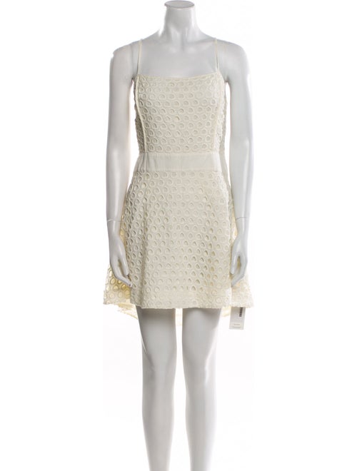 Pam & Gela Square Neckline Mini Dress