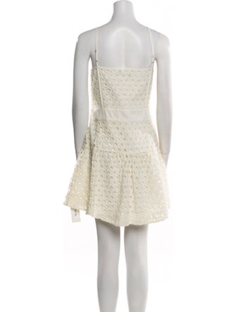 Pam & Gela Square Neckline Mini Dress