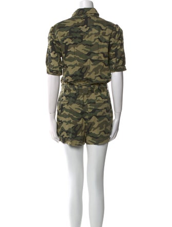 Pam & Gela Camouflage Print Romper