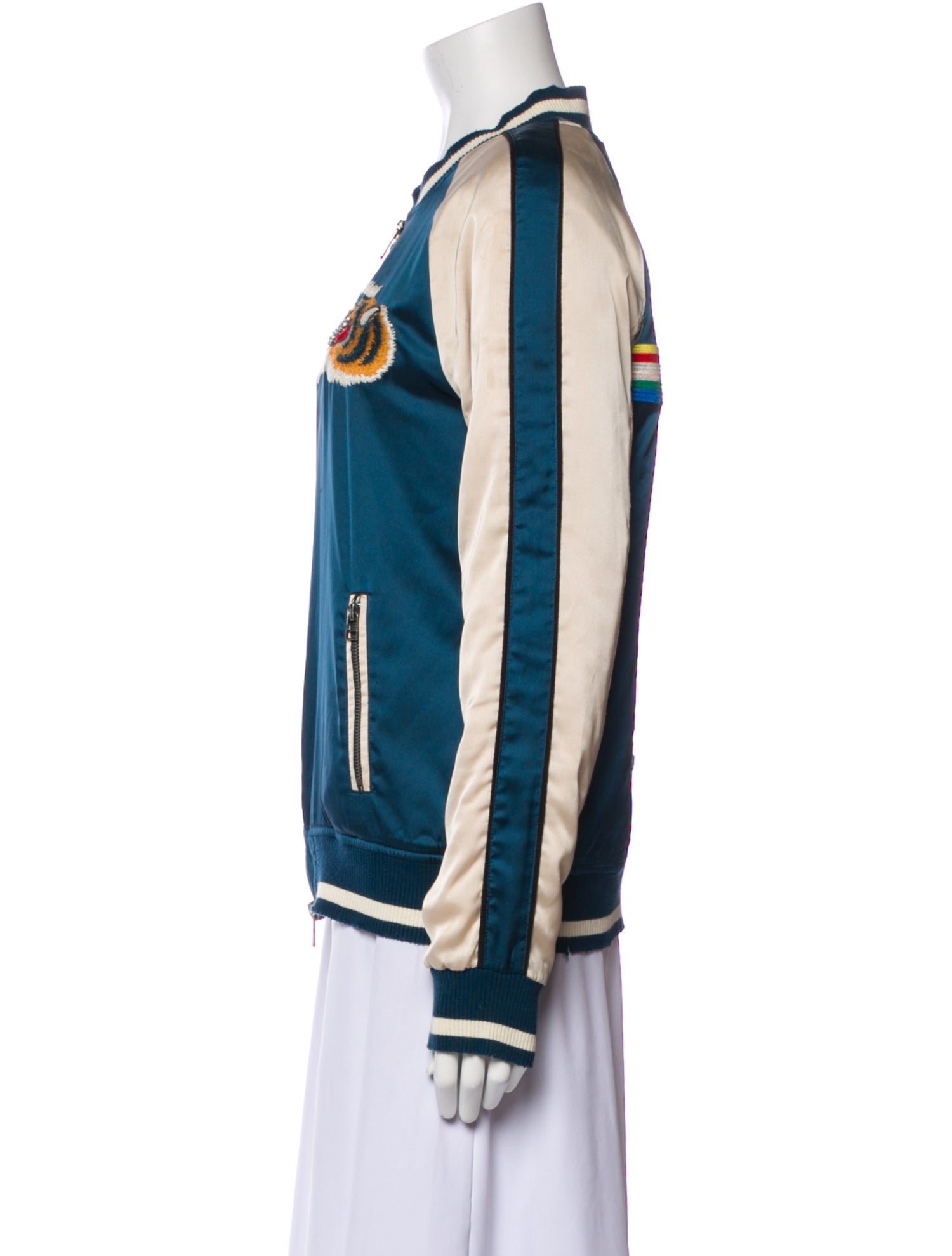 Pam & Gela Graphic Print Bomber Jacket