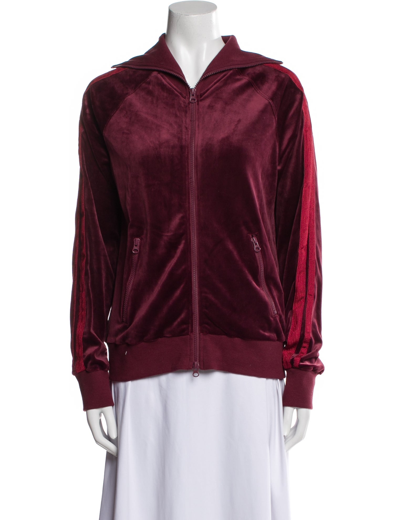 Pam & Gela Velour Long Sleeve Sweatshirt