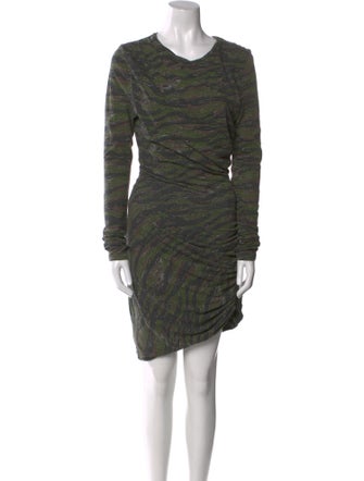 Pam & Gela Printed Knee-Length Dress