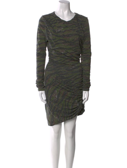 Pam & Gela Printed Knee-Length Dress