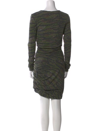 Pam & Gela Printed Knee-Length Dress