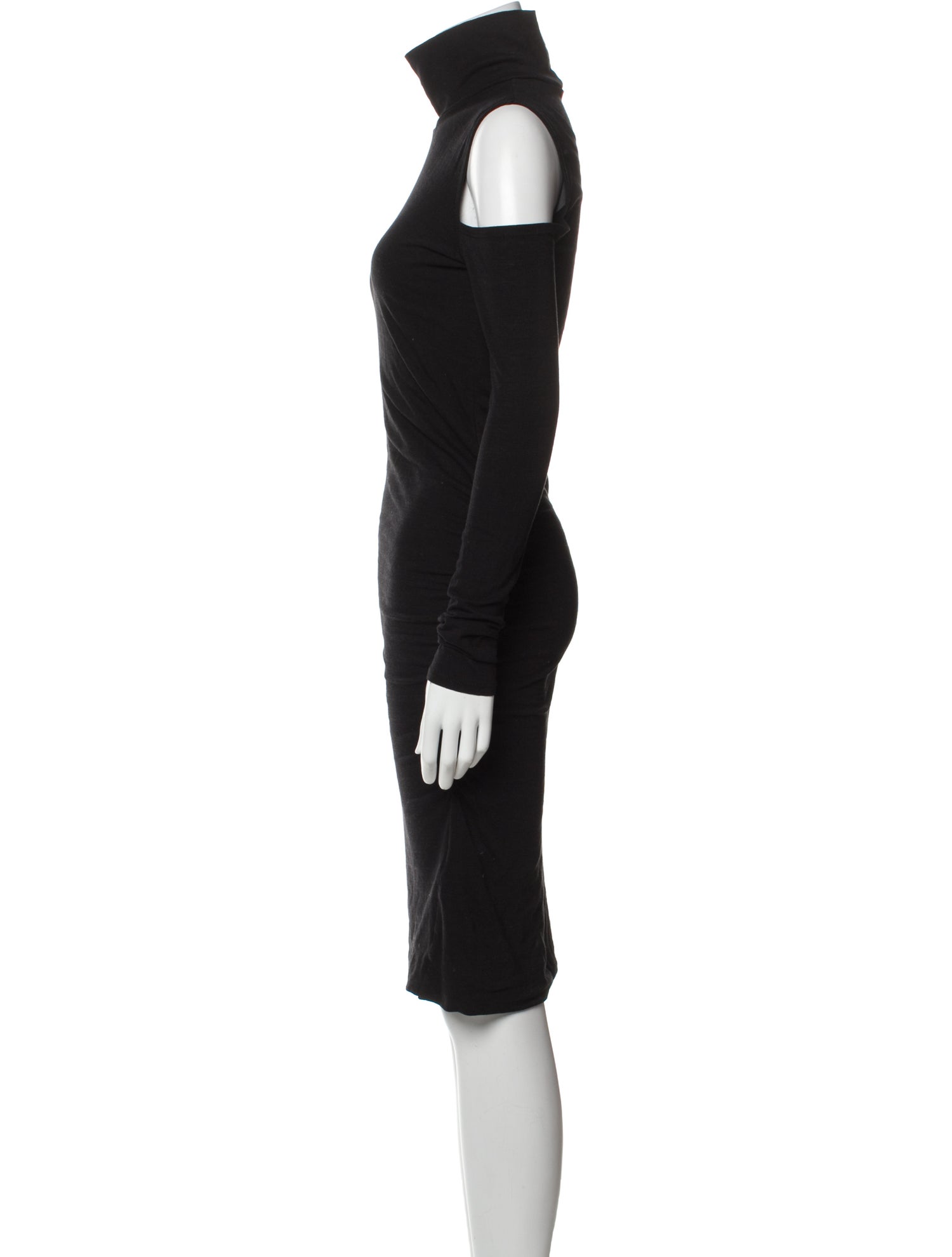 Pam & Gela Turtleneck Knee-Length Dress