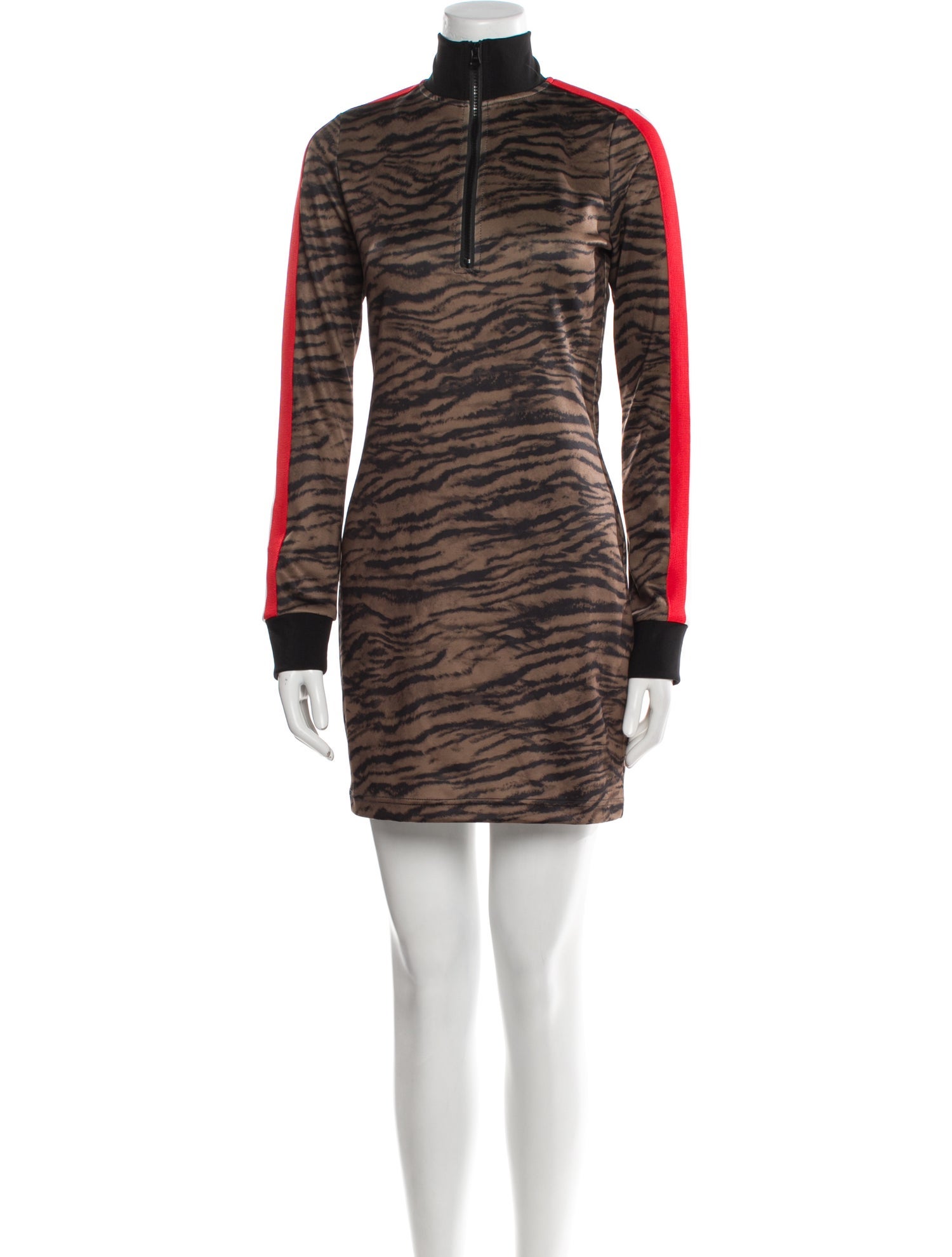 Pam & Gela Animal Print Mini Dress