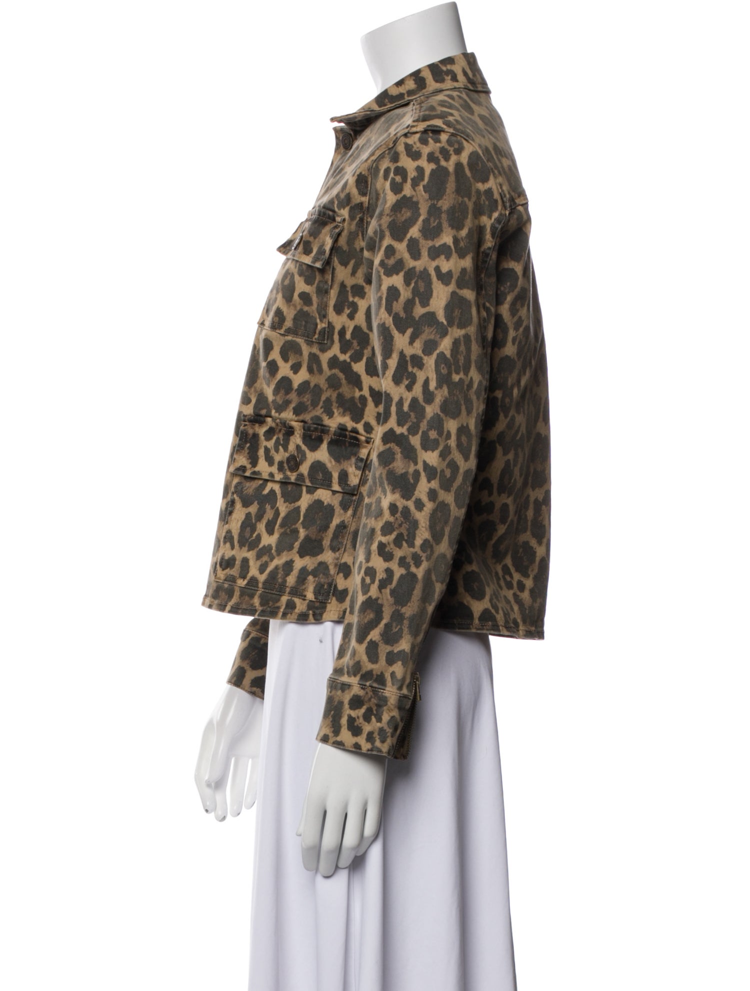 Pam & Gela Animal Print Jacket