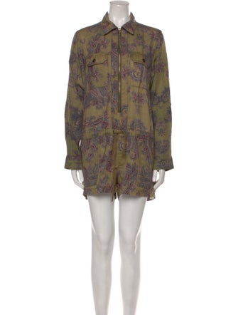 Pam & Gela Paisley Print Romper