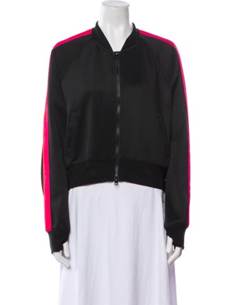 Pam & Gela Striped Bomber Jacket