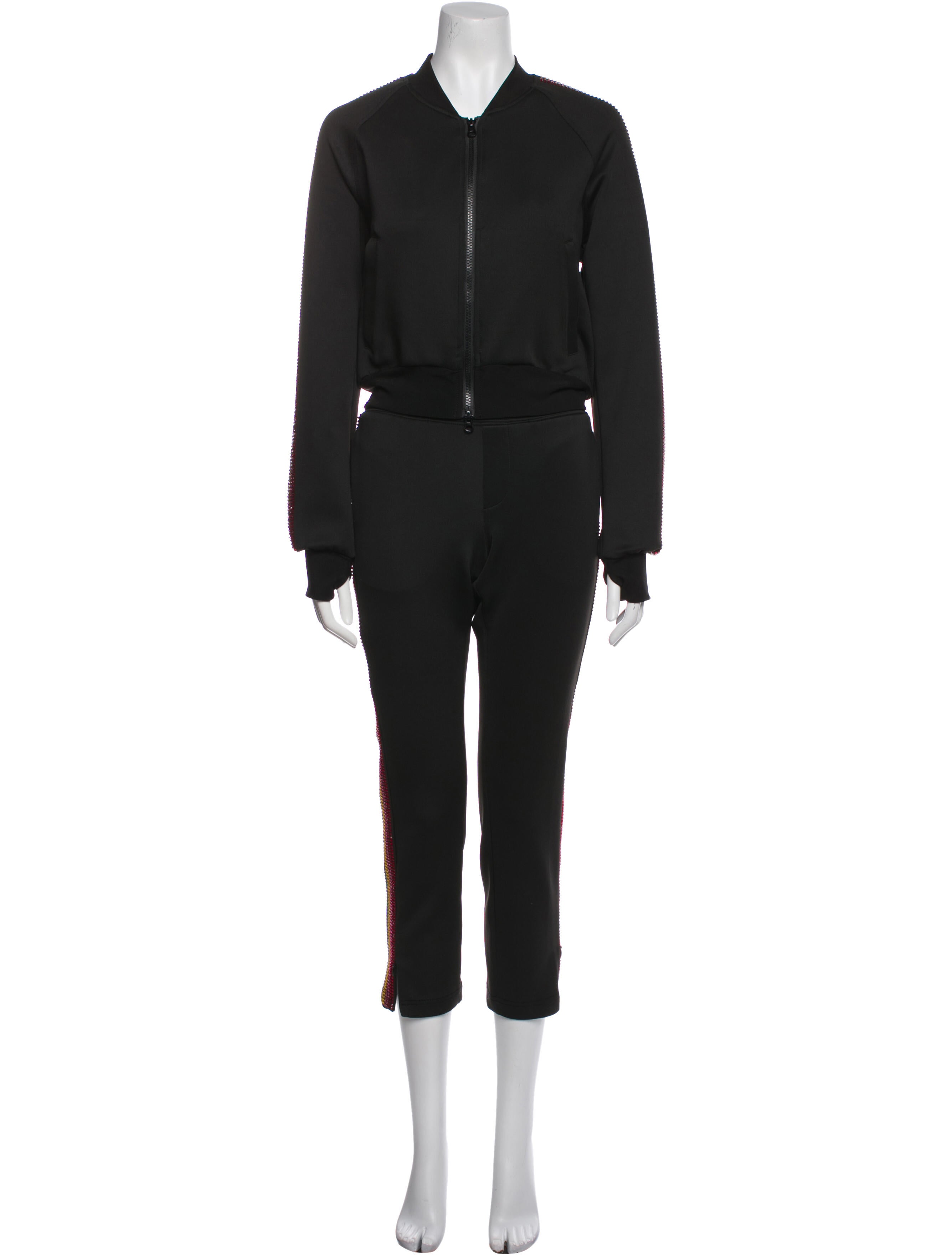 Pam & Gela Crystal Embellishments Pant Set