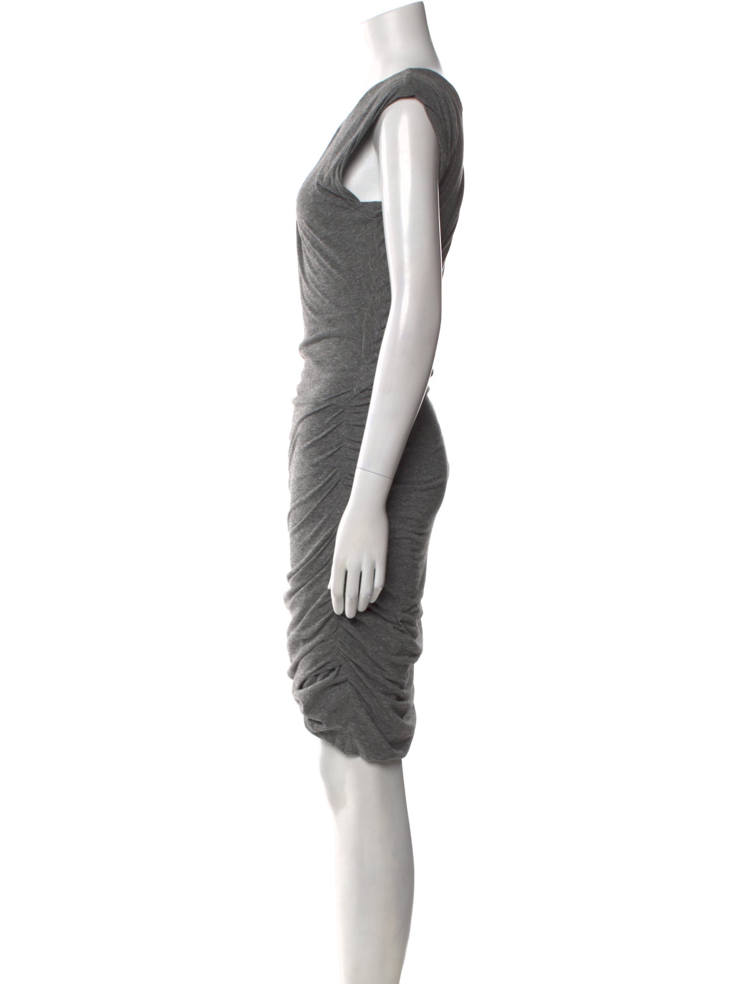 Pam & Gela Crew Neck Knee-Length Dress