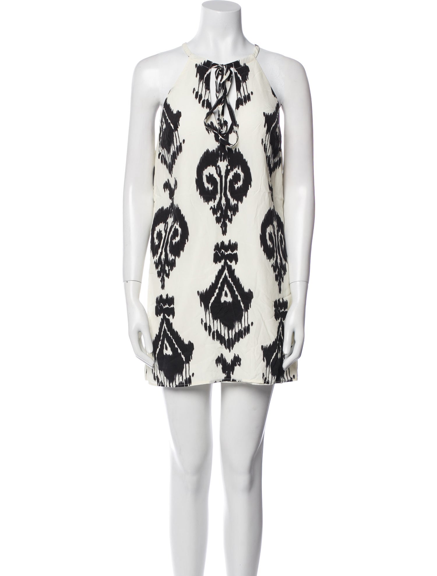 Pam & Gela Silk Mini Dress