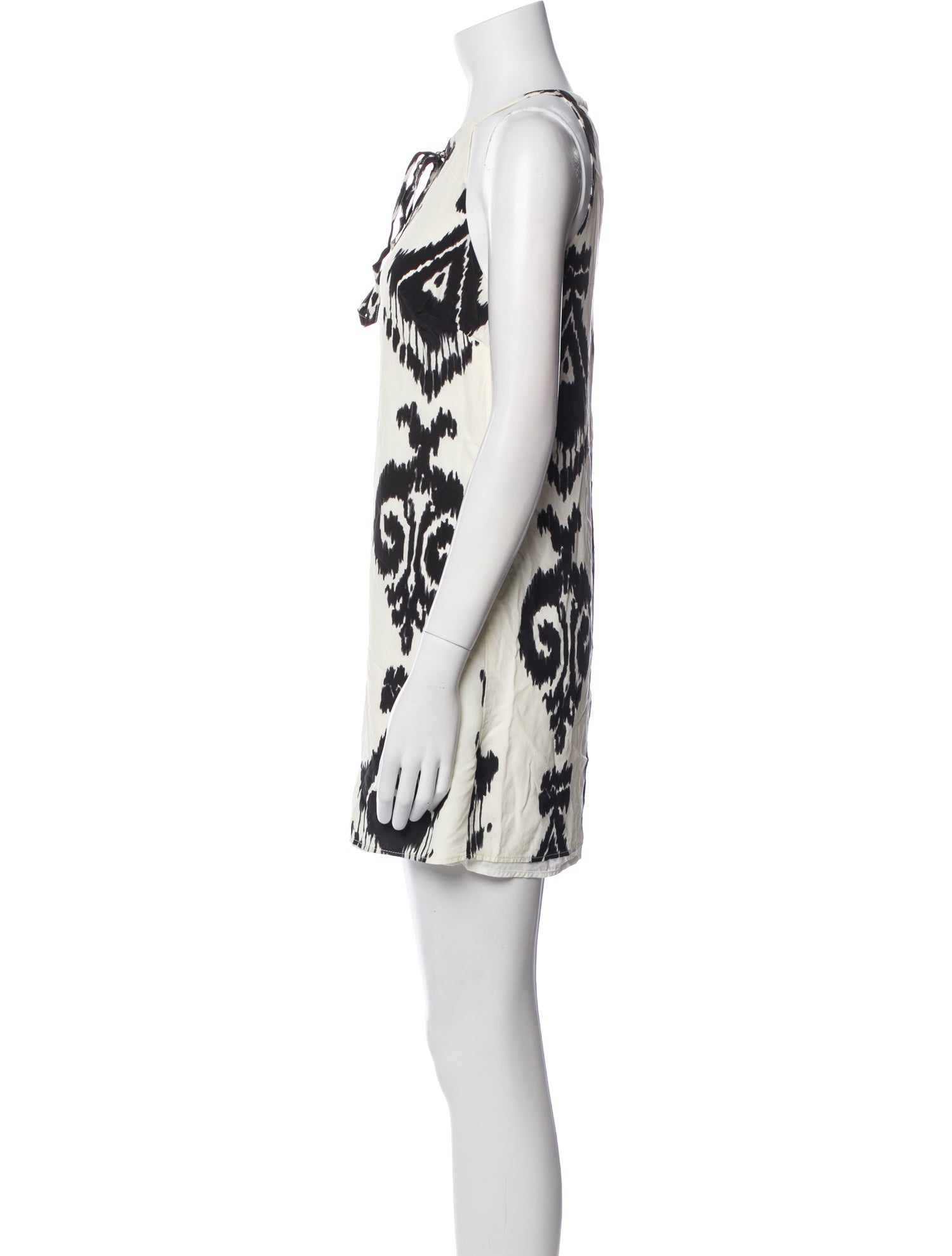 Pam & Gela Silk Mini Dress