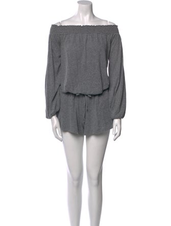 Pam & Gela Off-The-Shoulder Romper