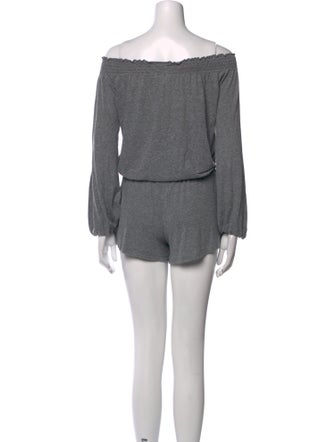 Pam & Gela Off-The-Shoulder Romper