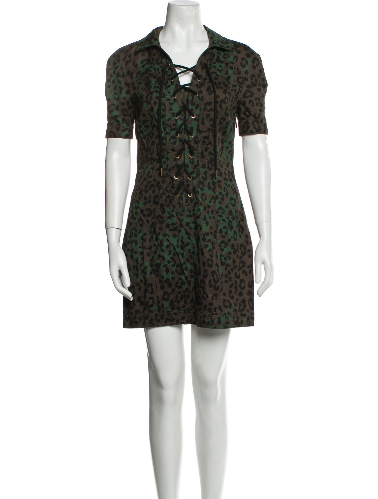 Pam & Gela Animal Print Mini Dress